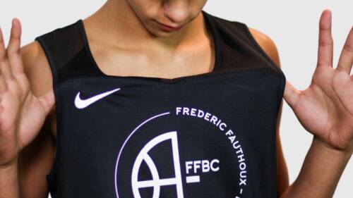 Maillot réversible Nike Noir/blanc