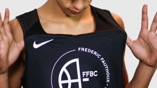 Maillot réversible Nike Noir/blanc