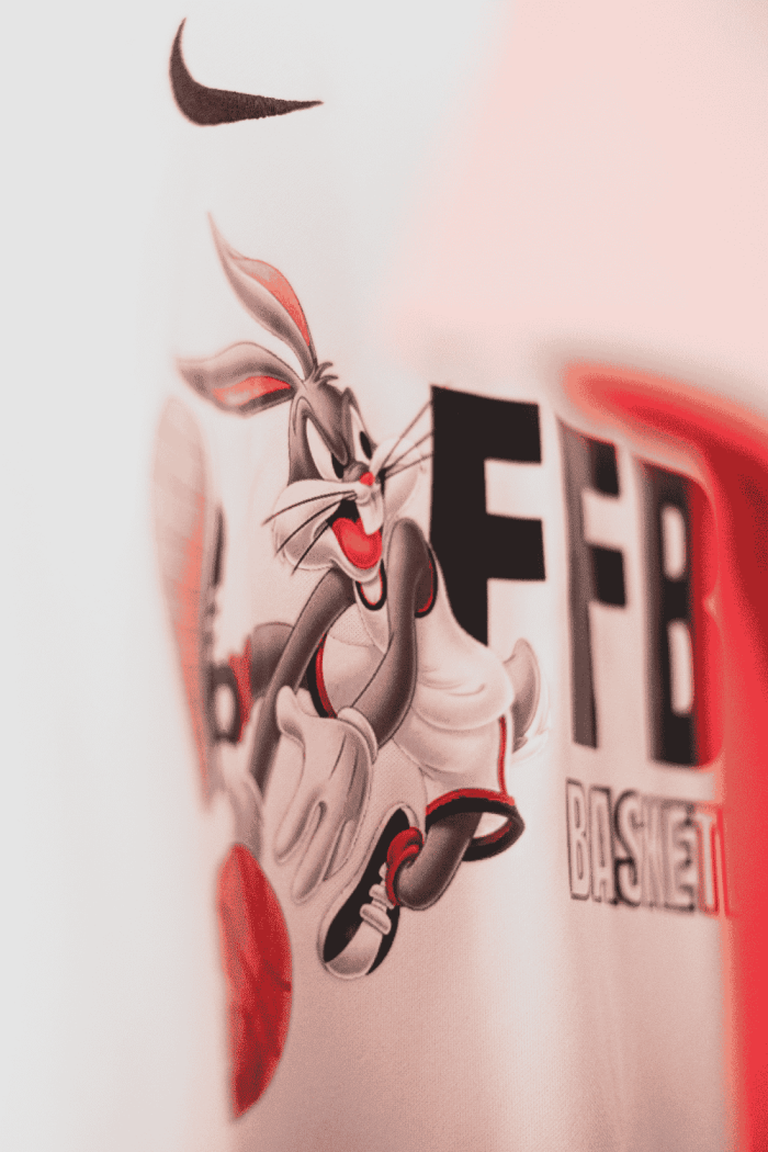 T-shirt Nike Blanc adulte "Bugs Bunny" - FFBC - Image 2