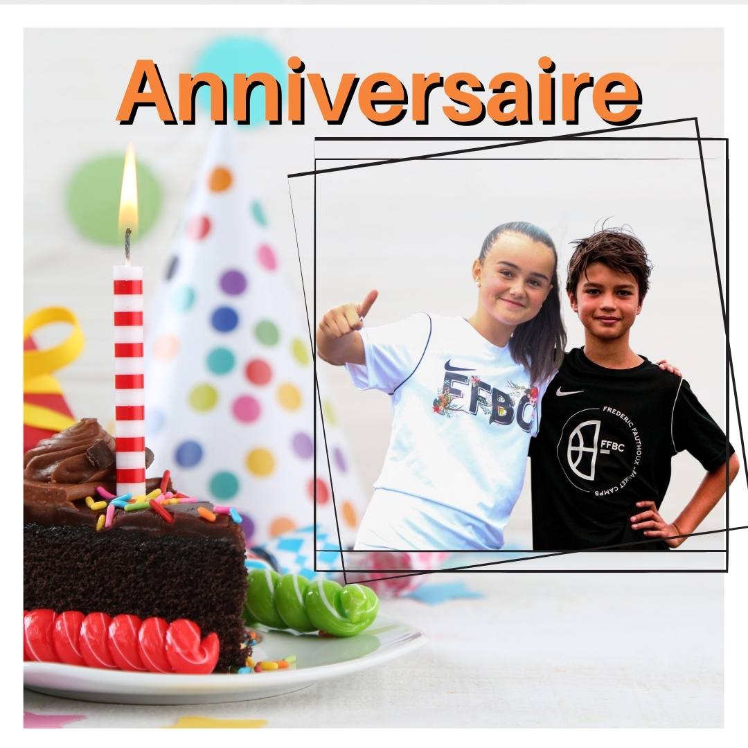 Anniversaire indoor basket 64