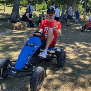 Séjours adaptés, kart à pédale