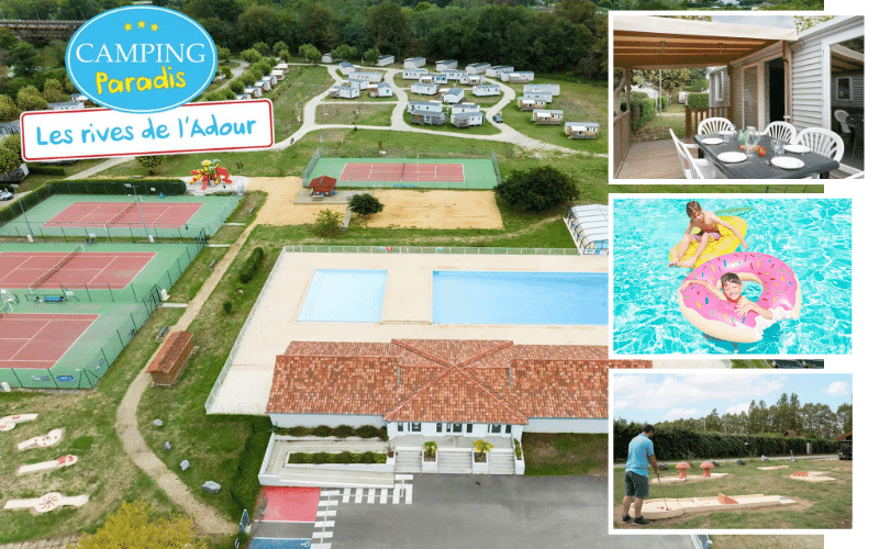 Camps de basket à Hagetmau, camping paradis