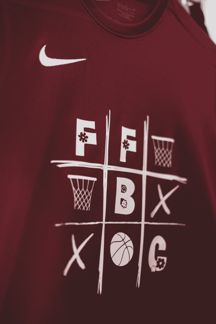 T-Shirt Nike Bordeaux Adulte "Morpion" - Imagen 2