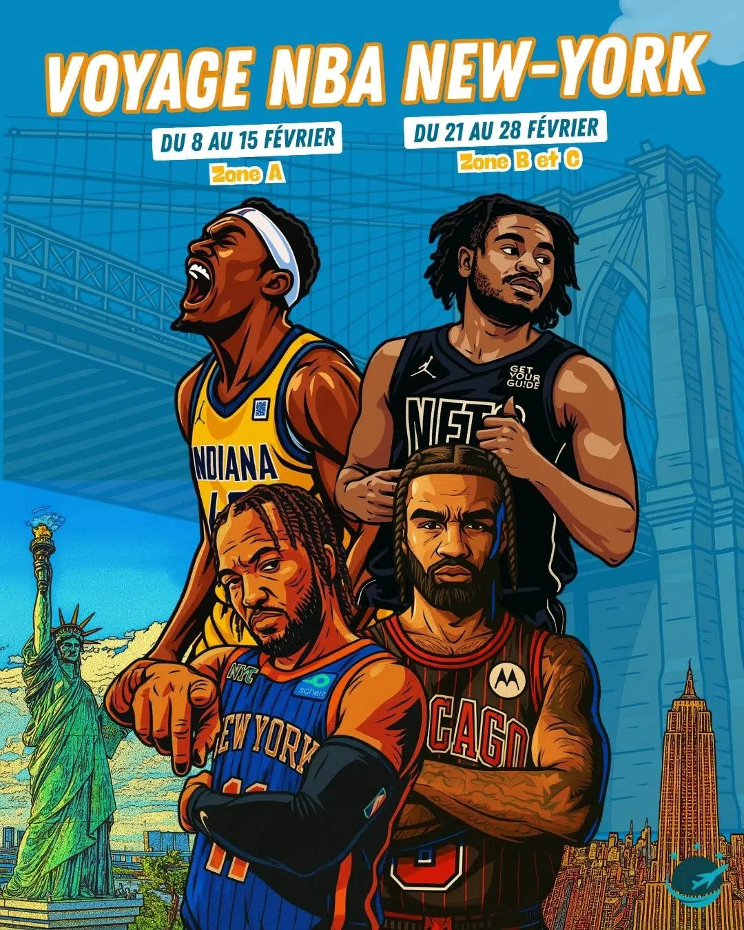 Voyage NBA à New-York - Vacances de février 2026