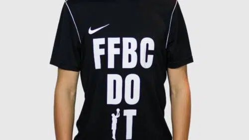 T-Shirt Nike Noir X FFBC DO IT