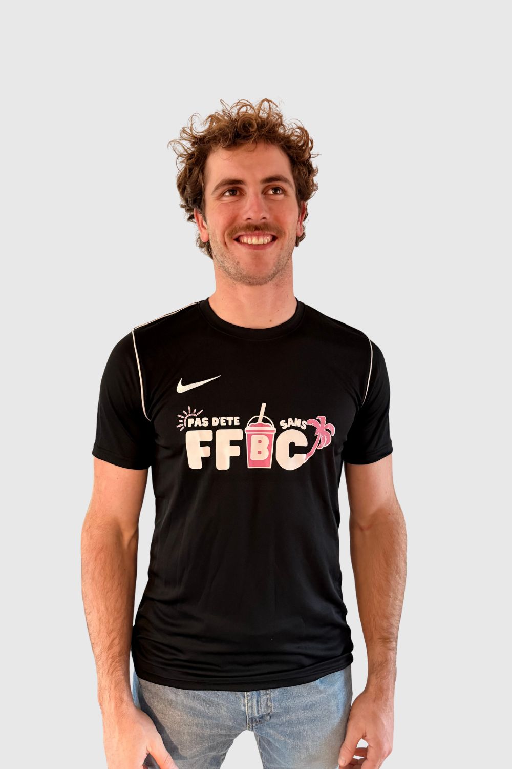 T-Shirt Nike Noir pas d'été sans FFBC