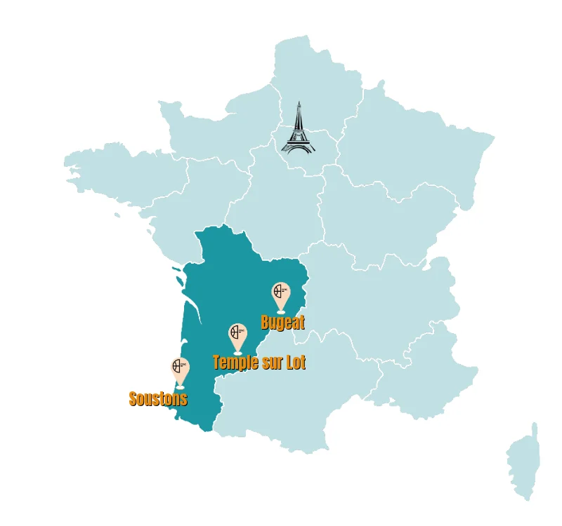 les camps ffbc en france depuis paris